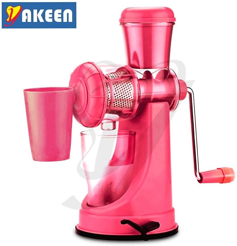 Plastic, Steel Hand Juicer Plastic, Steel Hand Juicer  (Pink)