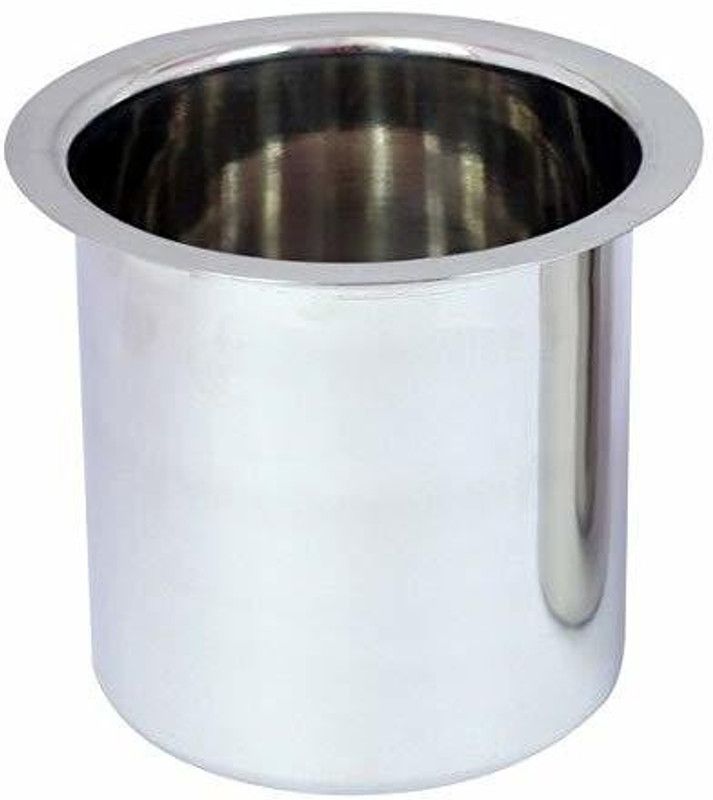 Kanshita's Rasoiware Stainless Steel Gunj/Milk Pot - 1 LTR Pot 15 cm diameter 1 L capacity  (Stainless Steel)