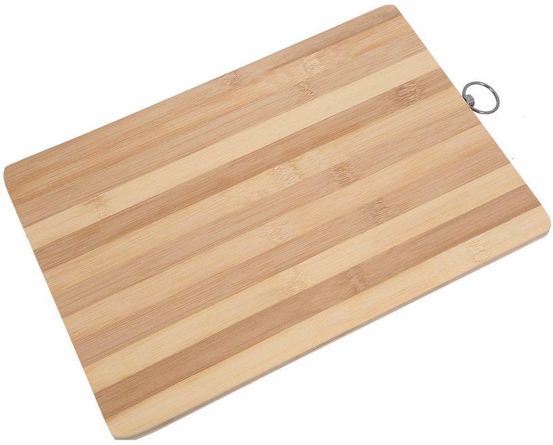 Agromech Bamboo Cutting Board  (Brown Pack of 1 Dishwasher Safe)