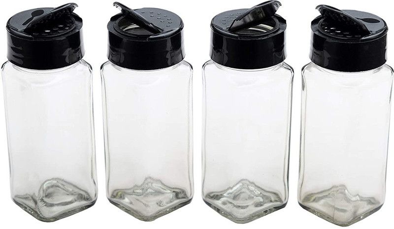 GLASSBAR Glass Pickle Jar - 100 ml  (Pack of 4, Clear)