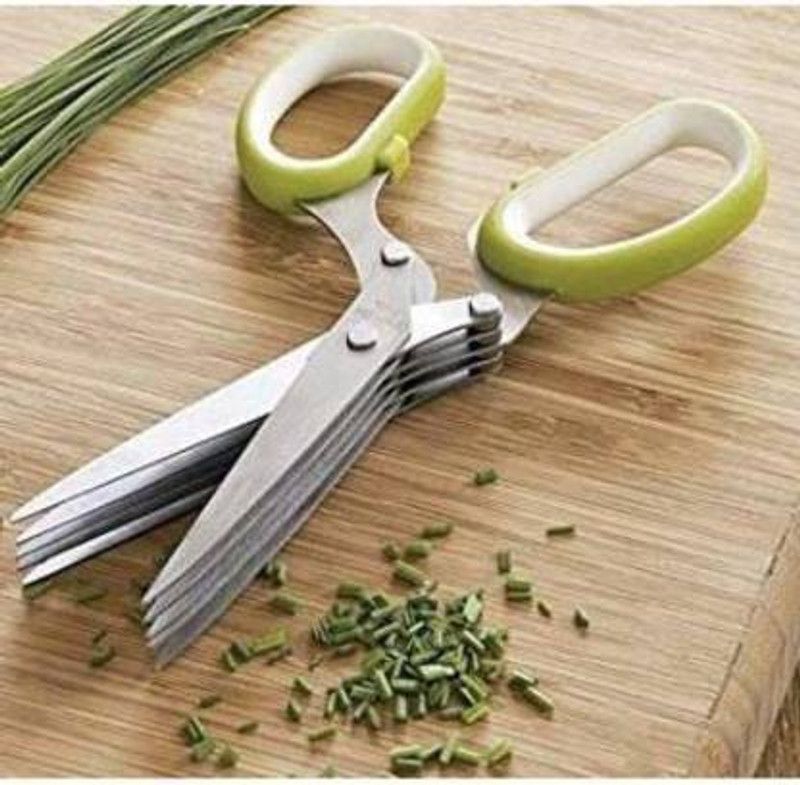 shivhari enterprise Steel All-Purpose Scissor  (Green)