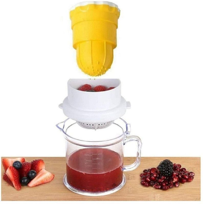 zms marketing Plastic Hand Juicer  (Multicolor)