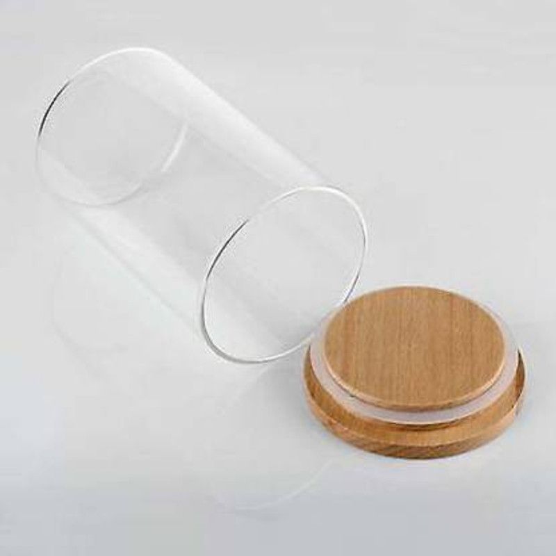 KASTBHANJAN FASHION Glass Grocery Container - 700 ml  (Clear)