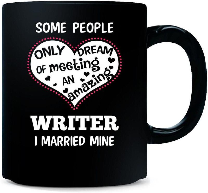 Gift Urself I Married An Amazing Writer Cool Gift - Ceramic Coffee Mug  (325 ml)
