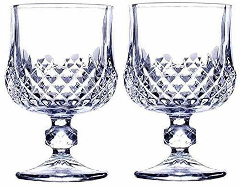 LAKSH FASHION (Pack of 6) GLS_1_2 Glass Set Shot Glass  (190 ml, Glass, Clear)