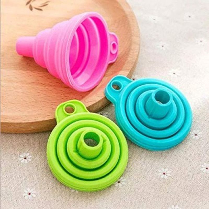 reshma fashion SILICON FUNNEL Silicone Funnel  (Multicolor, Pack of 2)