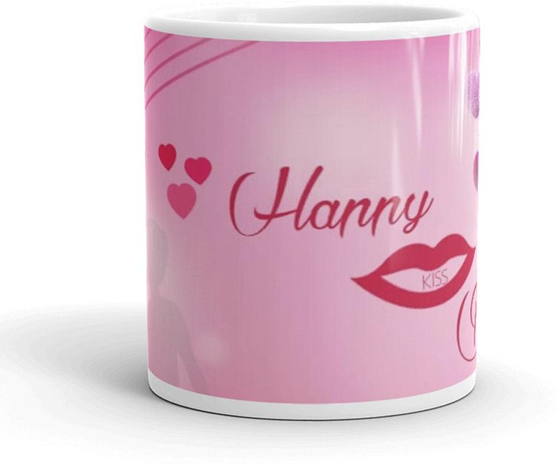 Love Day Best Gift For Hasband Valentine Gift 320Ml Multicolor (Mug3123)Coff Ceramic Coffee Mug  (320 ml)