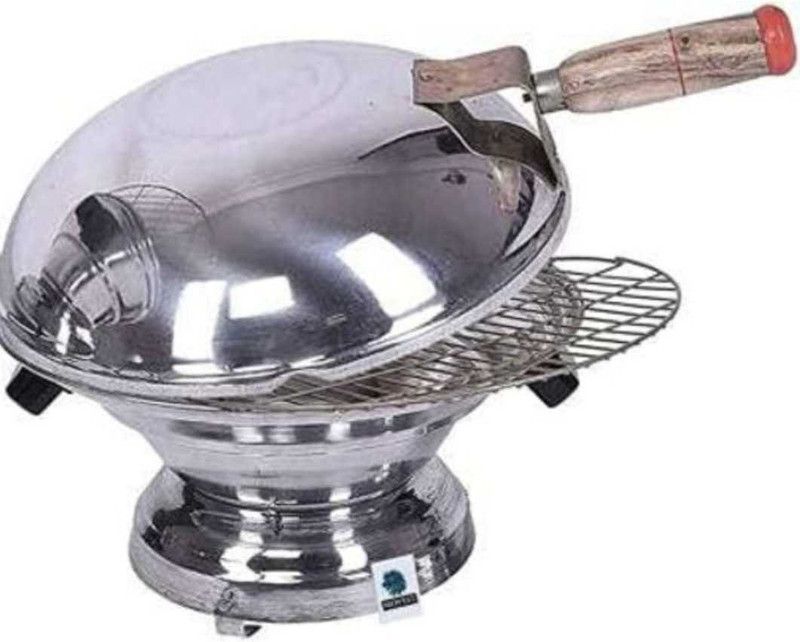 maa narmada Dal Bati maker Baking Oven Induction Bottom Non-Stick Coated Cookware Set  (Aluminium, Steel, 1 - Piece)