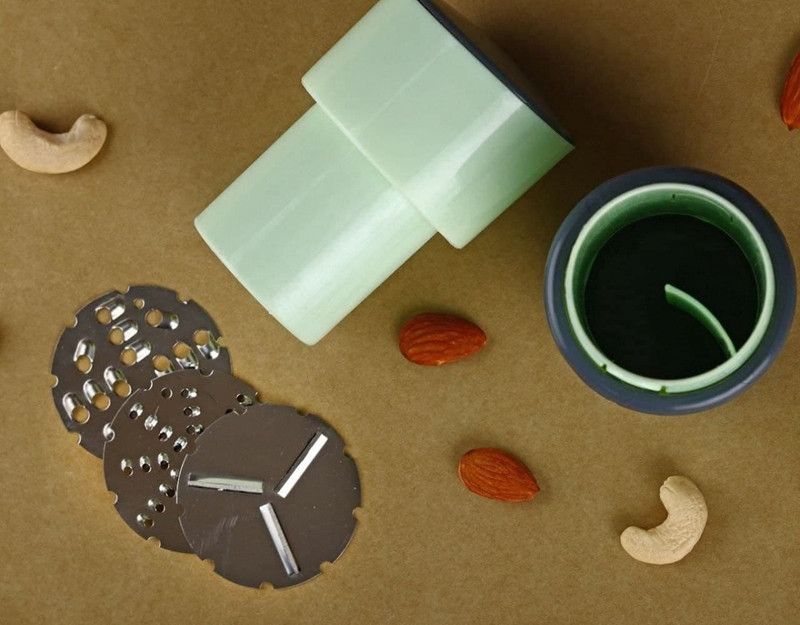 pelton 3 in 1 plastic dry fruit cutter Vegetable / Coconut / Chocolate / Spiral / Sharp Coconut Chopper  (1)