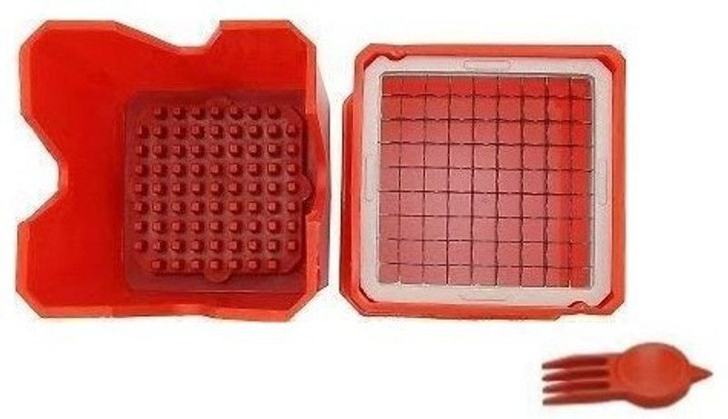 KHODIYAR STORE Potato Chips Cutter/Slicer French Fries Maker Red Potato French Fries Finger Chips Cutter Slice Maker Machine Pack of 1 Potato Scraper Vegetable Chopper  (1x Potato Chips Maker)
