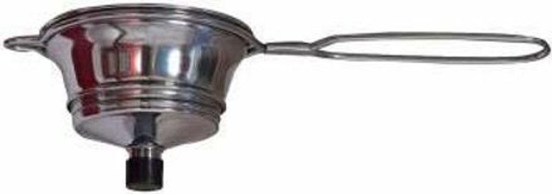Garden of arts Stainless Steel Pouring Funnel Oil Bottle Strainer Jam Filter for Kitchen,Baby Feeding Bottle Strainer Stainless Steel Funnel  (Silver, Pack of 1)