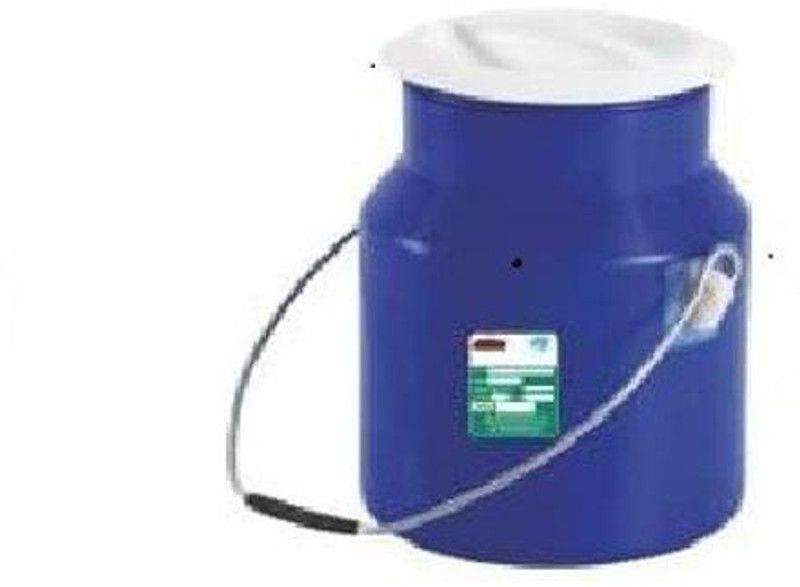mahavir Eco products Plastic Airtight Milk and Water Storage Container/Can, 3 Litre - 3 L Polypropylene Milk Container  (Blue)