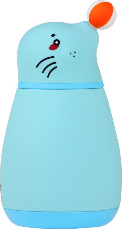 aaravision SEALIONBLUE 240 ml Flask  (Pack of 1, Blue, Steel)