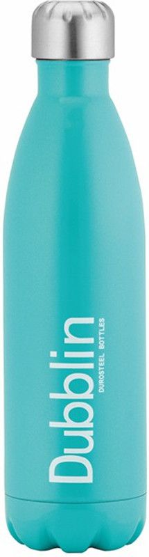 DUBBLIN Double Wall Vacuum Insulated Water Bottle, Keeps Hot 12 Hrs, Cold 24 Hrs 750 ml Bottle  (Pack of 1, Green, Steel)