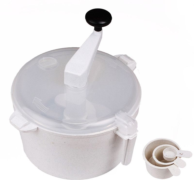 Peach Plastic Detachable Dough Maker  (White)