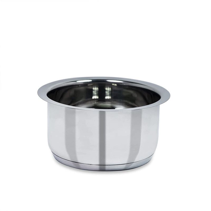 OPR Stainless Steel Tope/ Patila Without Lid for Home and Kitchen Pot 14 cm diameter 3.75 L capacity  (Stainless Steel)