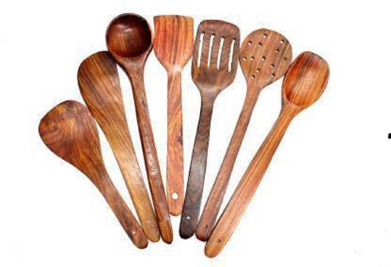 ArshCraft xyz4 Wooden Spatula  (Pack of 7)