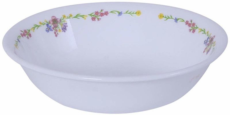 CORELLE Veg Bowl-Romantic Floral 6Pcs Glass Vegetable Bowl  (Multicolor, Pack of 6)