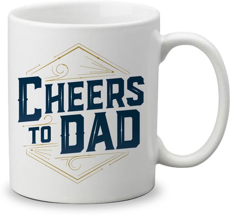 Festa Gift For Dad, Papa Printed To Father's Day and Anniversary Grandpa, Best Dad Ever GRD-094 Ceramic Coffee Mug  (320 ml)