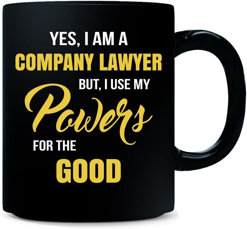 Gift Urself I Use My Company Lawyer Powers For The Good Funny Gift Ceramic Coffee Mug  (325 ml)