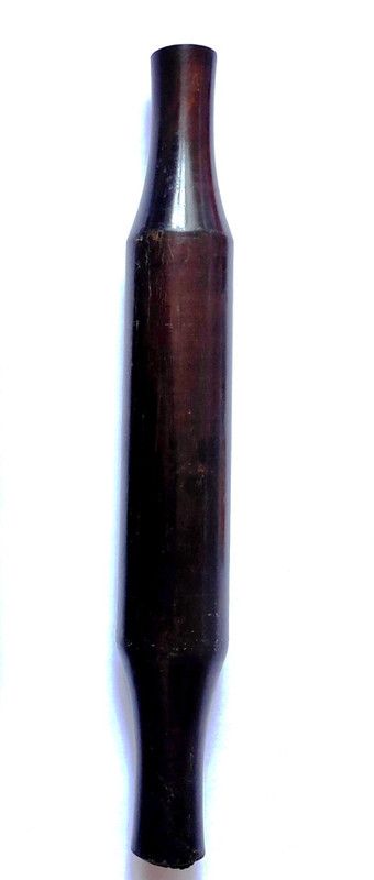 Prodealnet Bellan for Kitchen Chapati/Papad Rajasthani Hand Made Durable Wooden Rolling Pin, Wooden Belan for Making Roti/Chapati Maker, Papad Maker (1 Pc, Wooden - 12 Inch) Rolling Pin Rolling Pin  (Brown, Pack of 1)