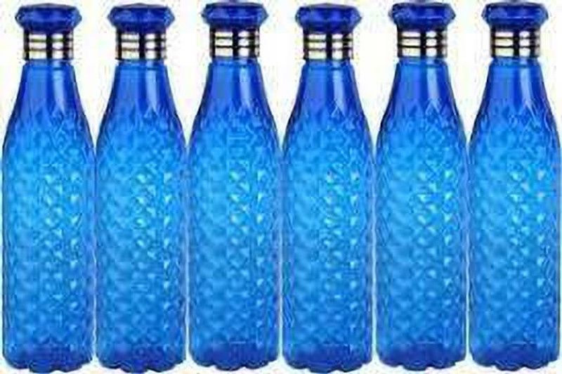 UMARAHM w-OL635 1000 ml Bottle  (Pack of 6, Blue, Plastic)