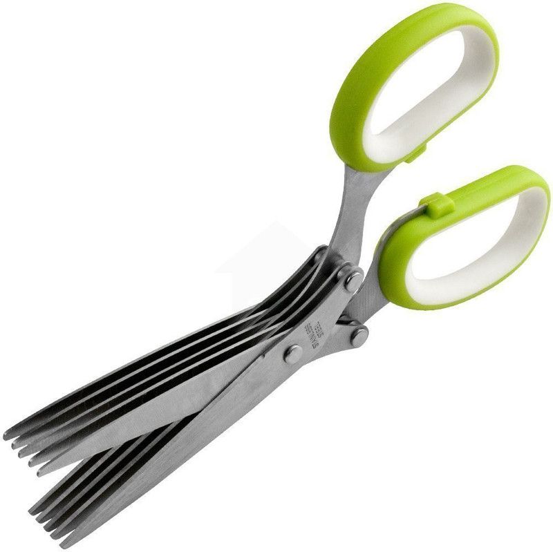 MD Retail Steel Herbs Scissor  (Green, Pack of 1)