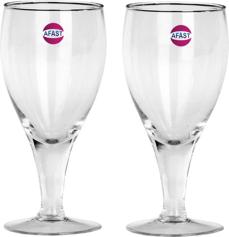 (Pack of 2) Attractive Design Stylish Drinking Glass, Home, Bar, Restaurant, Transparent, 300 Ml, Pack Of 2 Glass Set  (300 ml, Glass)