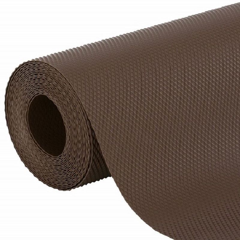 Alstra PVC (Polyvinyl Chloride) Drawer Mat  (Brown, Large)