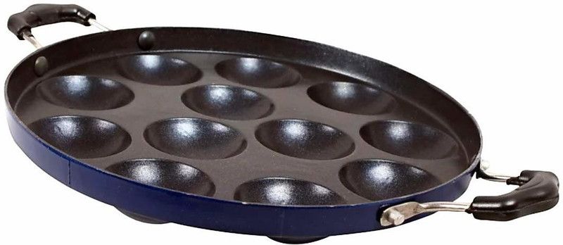 aggrandize Sleek maker Ponganal Make Paniyarakkal with Lid (Aluminium, Non-stick) Paniarakkal with Lid 1 L capacity 23 cm diameter  (Aluminium, Non-stick)