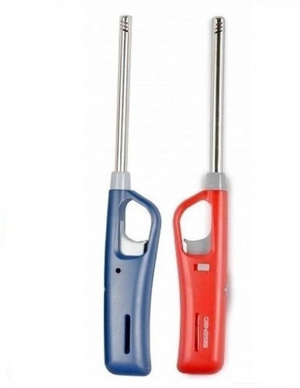 BLUE LAND Glight_set2L Plastic Gas Lighter Plastic Gas Lighter  (Multicolor, Pack of 2)