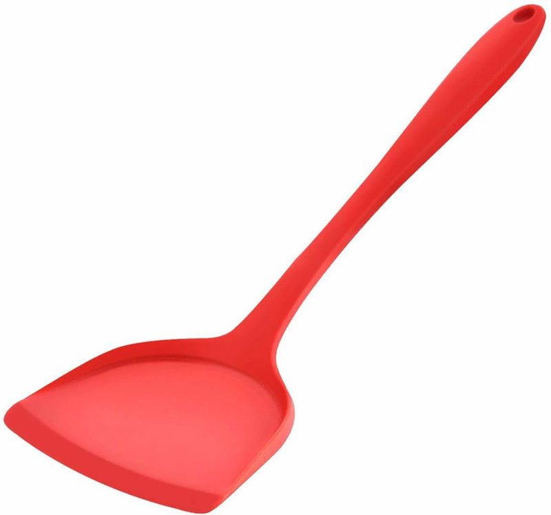 We3 ilicone Wok Non Stick Flexible Egg Spatula Heat Resistant Kitchen Utensil Non-Stick Spatula  (Pack of 1)