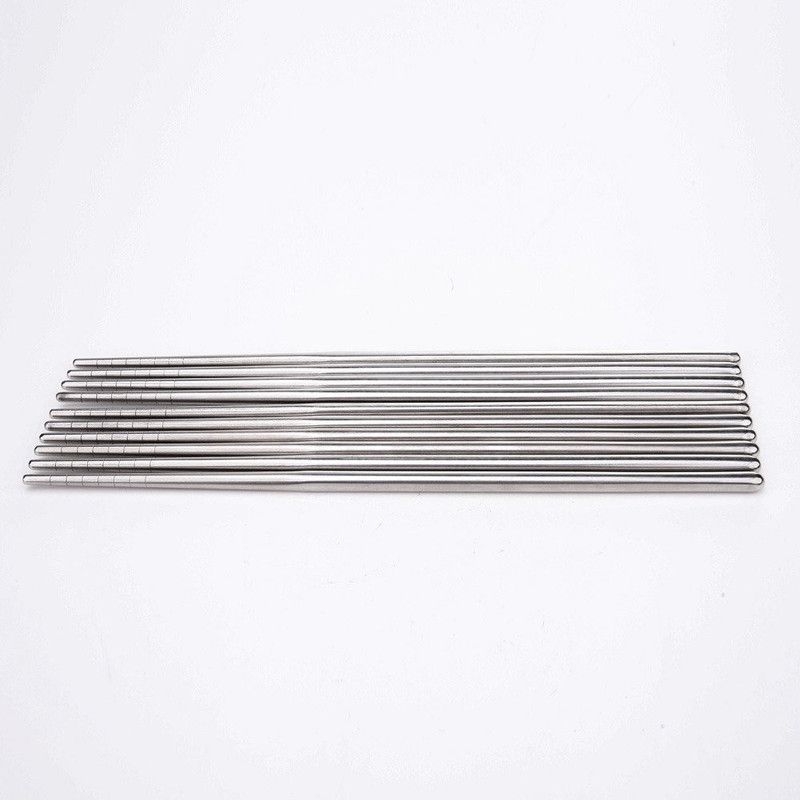 Skywalk Eating Stainless Steel Chinese Chopstick  (Silver Pack of 10)