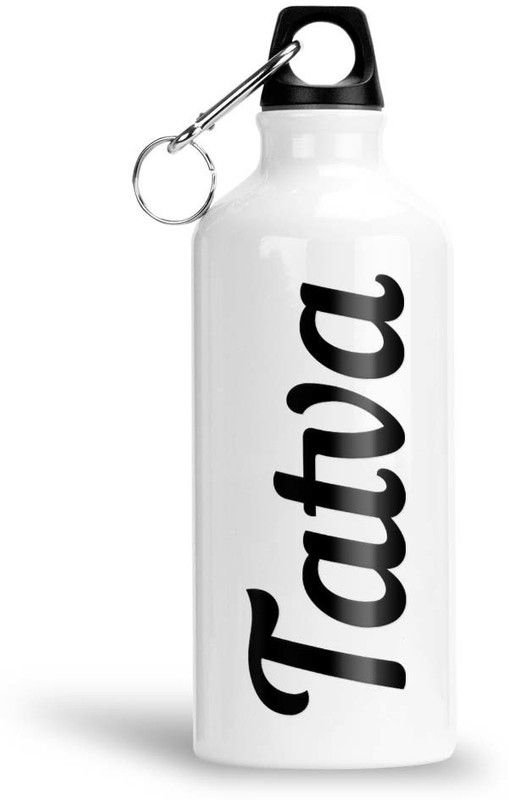Furnish Fantasy Aluminium Water Bottle 750ml - Best Gift for Happy Birthday, Return Gift, Tatva 750 ml Bottle  (Pack of 1, White, Aluminium)