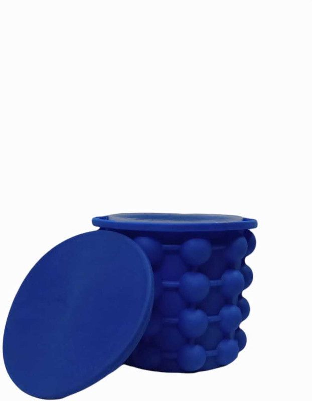 Aarvinet Blue Silicone, Plastic Ice Cube Tray  (Pack of1)