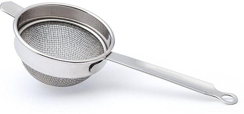 Liolis Stainless Steel Tea Strainer Chalni, 9 cm, Silver Tea Strainer  (Pack of 1)