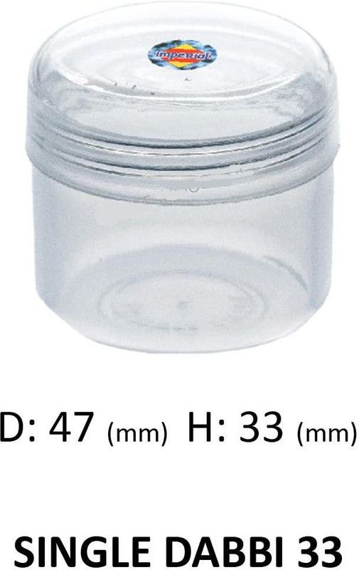 PMW Single Dabbi 33 - Pack Of 12 Pcs - 1 dozen Plastic Utility Container  (White)