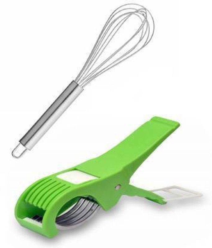 Nivel Vegetable Cutter and Peeler with Whisk Kitchen Tool Set  (Multicolor, Cutter, Peeler, Whisk)