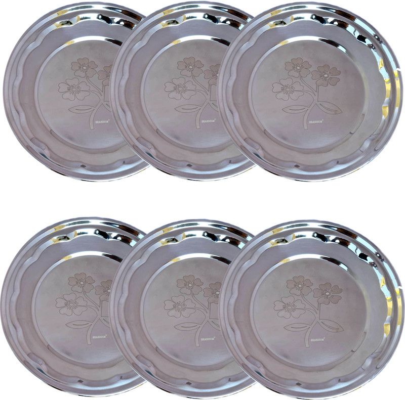 BRANDSOM BRAND_BS1407 Dinner Plate  (Pack of 6)