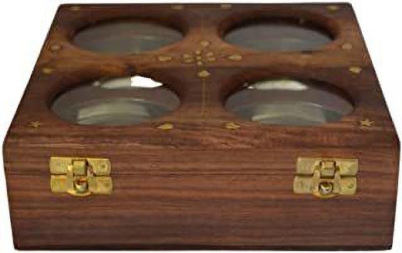 AAS WOOD HANDICRAFT 1 Piece Spice Set  (Wooden, Brown)