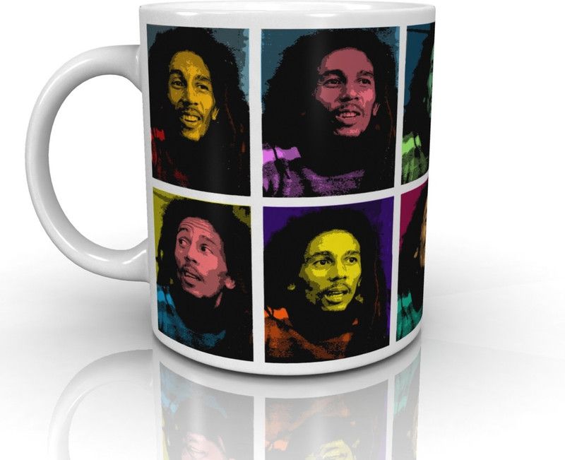 Bravado Bob Marley Create Music and Love (Officially Licensed) Ceramic Coffee Mug  (350 ml)