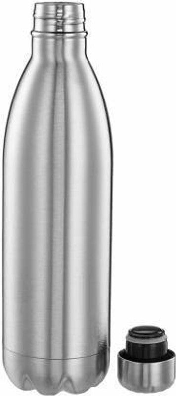 Harlow Stainless Steel Insulated 8 Hours Hot and Cold Flask 1000 ml Flask  (Pack of 1, Silver, Steel)