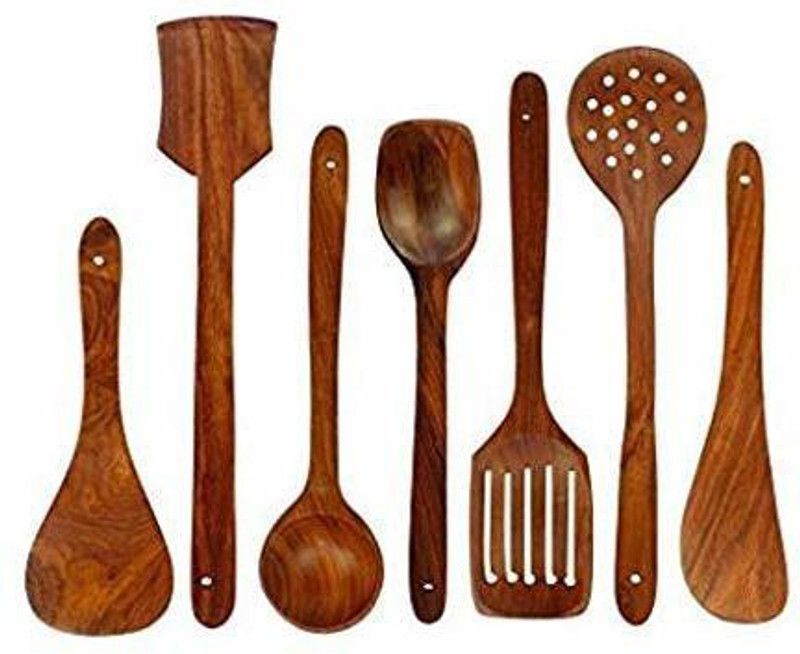 KD Craft KD_Spoon_AA1224 kitchen tools Kitchen Tool Set  (Cooking Spoon, Skimmer, Spatula, Ladle)