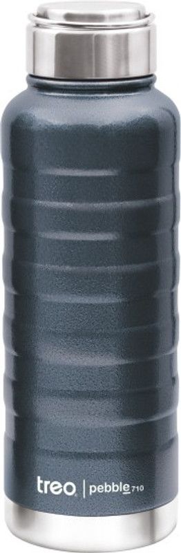 TREO Pebble Thermosteel Hot & Cold Bottle 710 ml Bottle  (Pack of 1, Blue, Steel)
