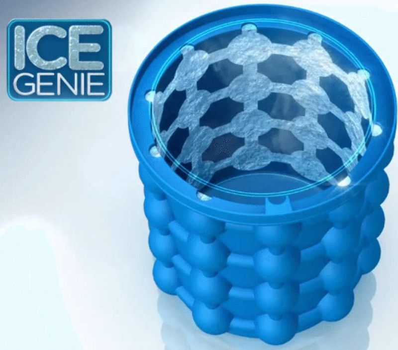 DEVCHHAYA ENTERPRISE Silicone Ice Cube Maker for Chilling Cold Drinks, Whiskey, Cocktail, Beverages Multicolor Silicone Ice Cube Tray  (Pack of1)