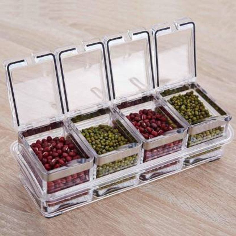 KitchExpo Spice Set Glass