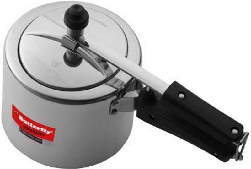 Butterfly Durabase+ 3L 3 L Induction Bottom Pressure Cooker  (Aluminium)