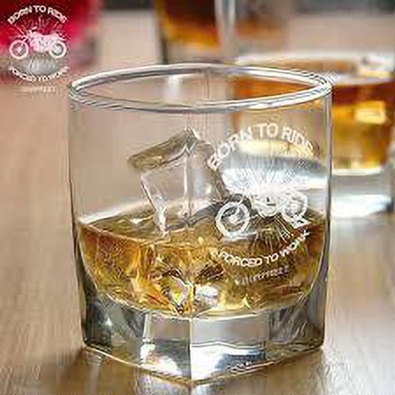 NOGAIYA (Pack of 6) Crystal Whisky Glass Set | Premium Tumbler Glass - For Whiskey - Bourbon - Water - Beverage - Drinking Glasses - Lead Free Cristal Glass Set (300 ml, Glass) TUB 33 Glass Set Whisky Glass  (300 ml, Glass, Clear)