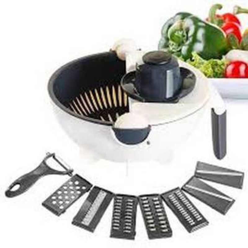 SEVRIZ 9 IN 1 VEGITABLE CUTTER Vegetable Slicer  (1)