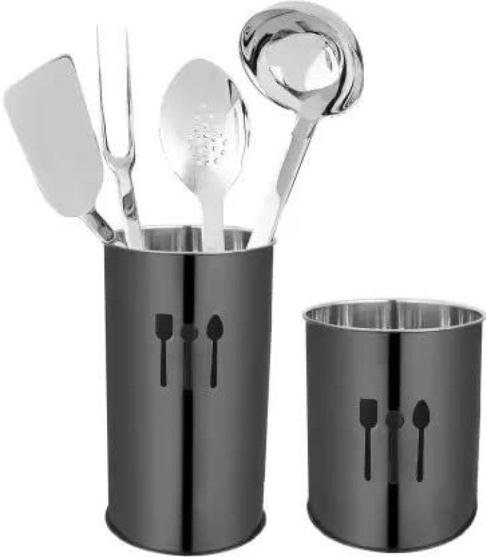 ANIAN Empty Cutlery Holder Case  (Black Holds 48 Pieces)